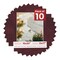 Dark Red Suede Mat Board for 16x20 Frames - Fits 13x17 Photos